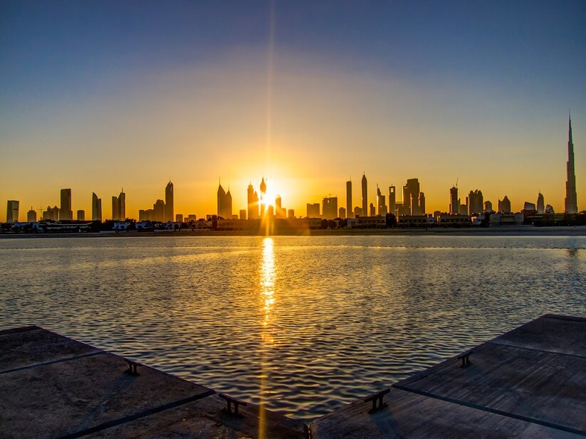Sunrise in Dubai